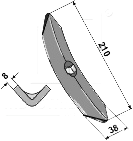 Harvespids i topkvalitet fra Agroparts til bl.a. Kongskilde 