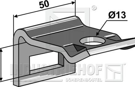 1.HH17-3101 Holder S-tand til bl.a. Kongskilde 01000669