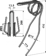10.ST-HE1. Billige efterharvetænder til HEVA i topkvalitet