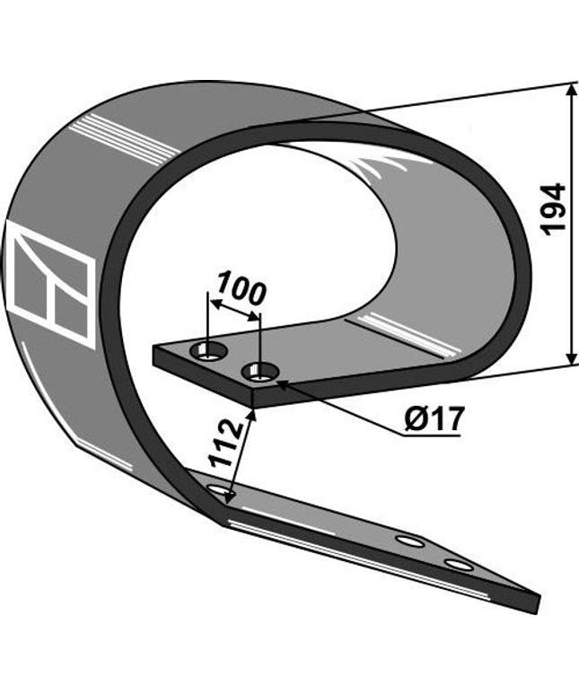 101.10404-1 Overdel 150 x 14 mm
