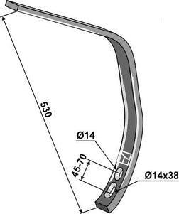 101.17547.2 Underdel 50 x 22 mm