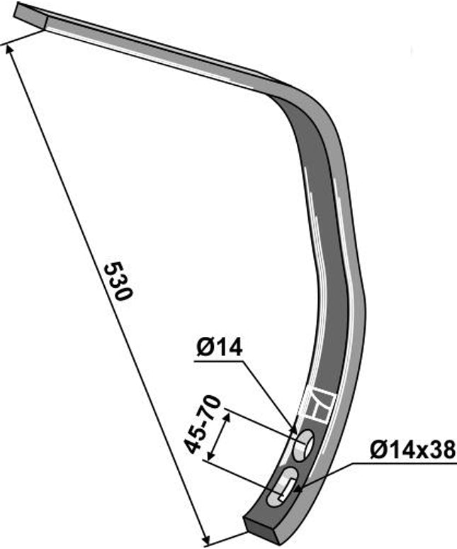 101.17547.2 Underdel 50 x 22 mm