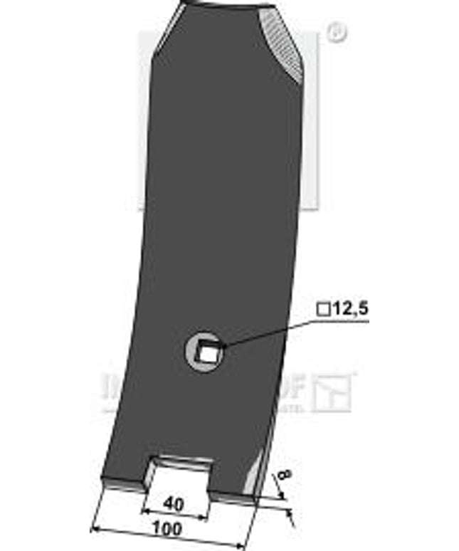 3374395 Muldplade, midterste til Lemken Smaragd
