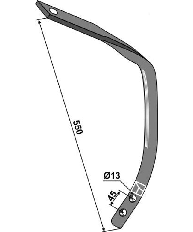 101.80.150-5 Underdel 550 mm