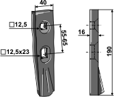 SPIDS TIL SIMBA HARVE 40x16x190mm