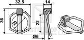Ringsplit til splitbolt DK032
