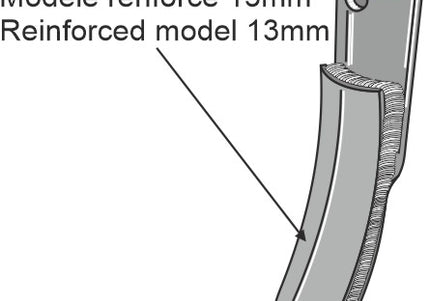 Bourgault hurtigskift Spids 6x50mm, med 13mm forstærkning