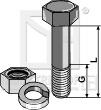 Bolt 7/16"UNF x 35mm kvalitet 12.9