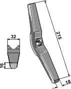302300 - Spids til Væderstad Agrilla Super