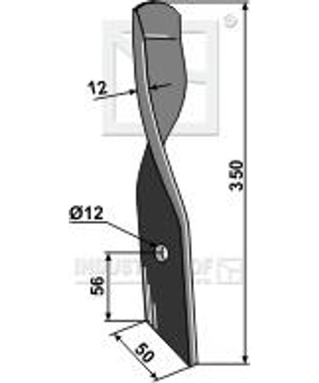 0694902 Rotortand V. til Bomford Dyna Drive