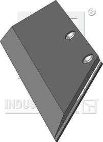 Skærplade 16" H. til Lemken