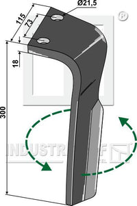 Rotortand V. til Lemken Zirkon 6 & 9