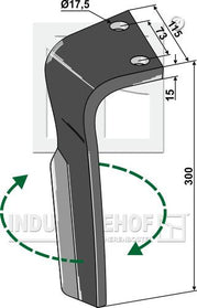 Rotortand H. til Lemken Zirkon 7