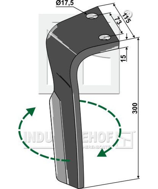 Rotortand H. til Lemken Zirkon 7