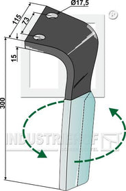 Rotortand V. til Zirkon 7 med belægning