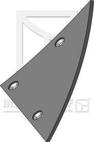 3451004 Brystplade højre til Lemken CK og CS