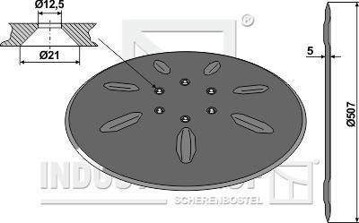 Rulleskær. til Lemken