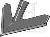 410-PWV-0808 Bourgault hurtigskiftskær 8x305mm til 410-serien