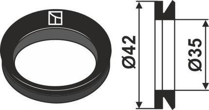 413545 Tætningsring/Gummipakning til Væderstad