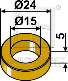 415710 Gummiskive M14 til Væderstad såskær og gødningsskær