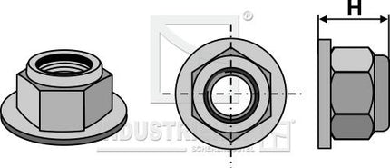 M16x1,5mm Specialmøtrik