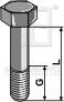 Bolt M20x1,5x58 10.9