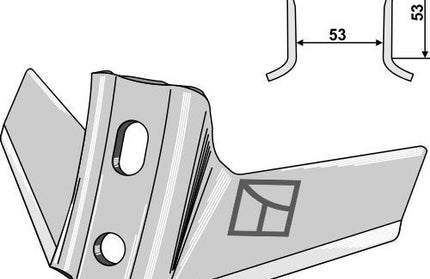 60239 Vingeskær Universal - Solbjerg system 6x310mm