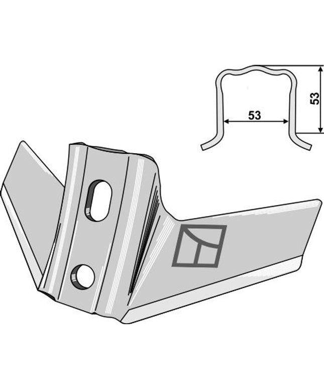 60239 Vingeskær Universal - Solbjerg system 6x310mm