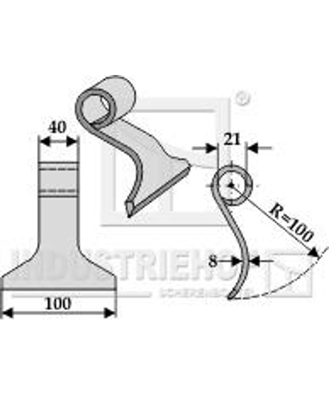 Slagle 100mm Ø21