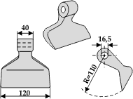 6061700 - Hammerslagle til Kuhn VK, VKD, VKR & WMU
