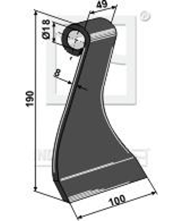 G-slagle til Kverneland/Maletti MA6402077