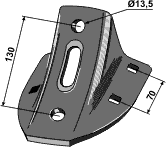 Skærfod ØØ130mm