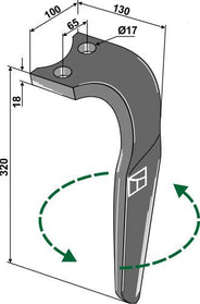 Rotorharvetand V til Rabewerk VKE øø65