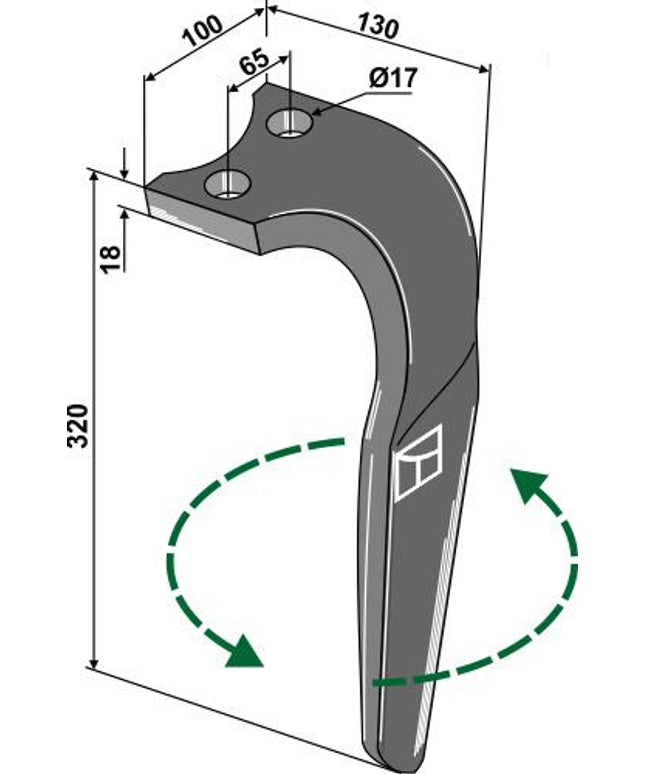 Rotorharvetand V til Rabewerk VKE øø65