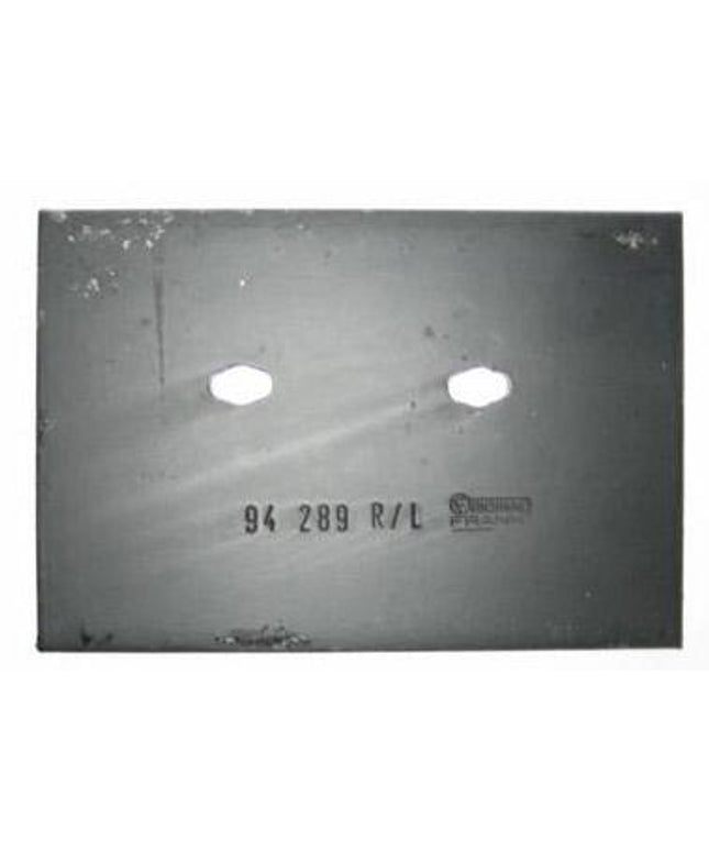 Slidplade 94289. Kvalitets sliddele og plovdele til Agrolux og Øverum 