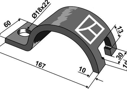 97230564 Holder til Hankmo/Kronos knivharve