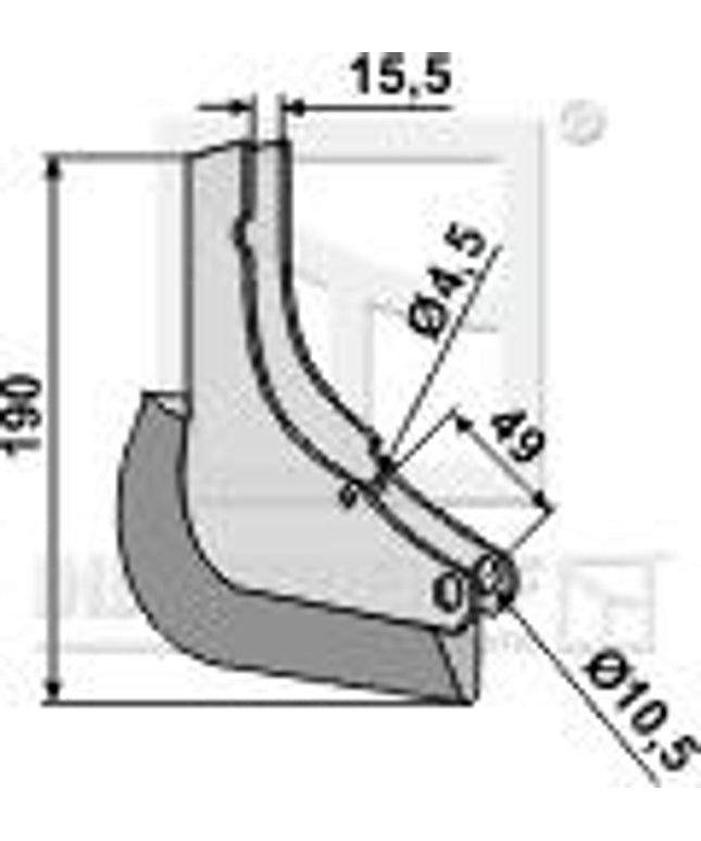 KL810210 Unicorn 3 såskær til Kleine/Kv.land