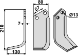 Knive speed model HR30/E Ø13mm V.