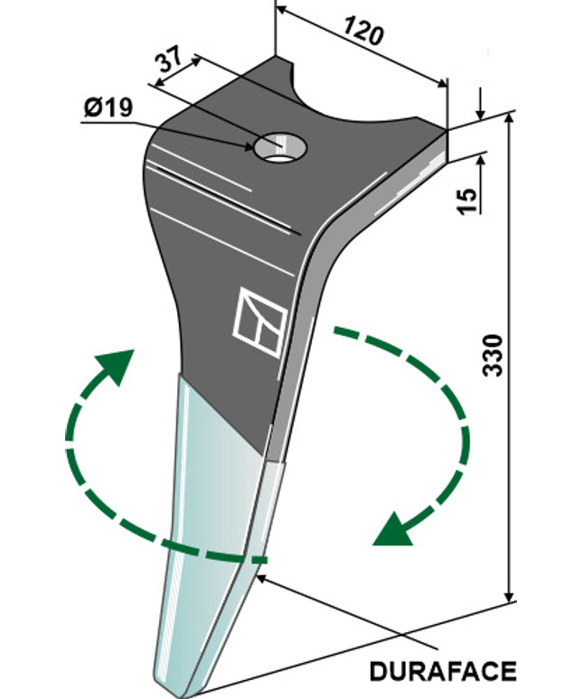 967495 Rotorharvetand til Amazone KG