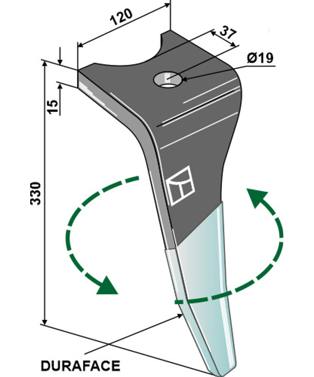967495 Rotorharvetand til Amazone KG