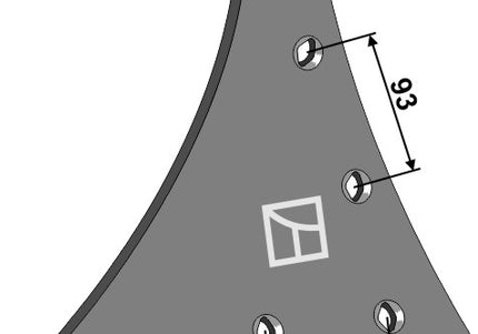 Brystplade V. til Kuhn T underplov