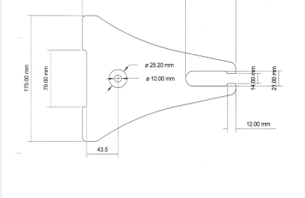 00310883. Glideplade til Horsch Sprinter fra Agroparts