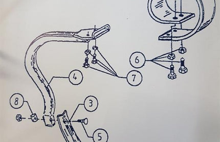 MS01010092 Komplet Marsk Stig tand Stubkultivator 65mm 