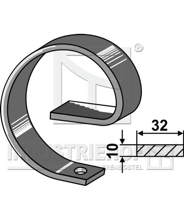 MS01010042 Inderfjeder til Marsk Stig Universalharve/Uniflex