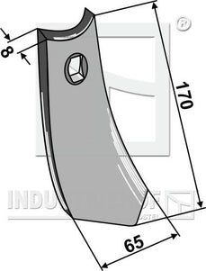 MS 01010064 Stubspids til Marsk Stig 65mm