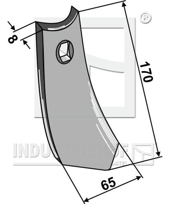 MS 01010064 Stubspids til Marsk Stig 65mm