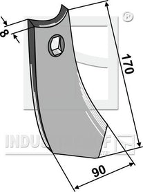 MS01010065 Stubspids til Marsk Stig 90mm