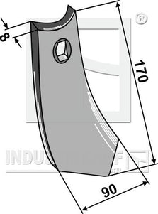 MS01010065 Stubspids til Marsk Stig 90mm