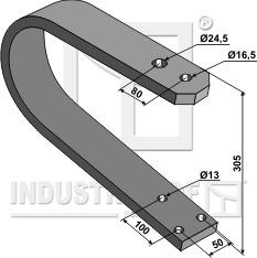 P12782 - Fjedertand til Simba tallerkenharve X-press
