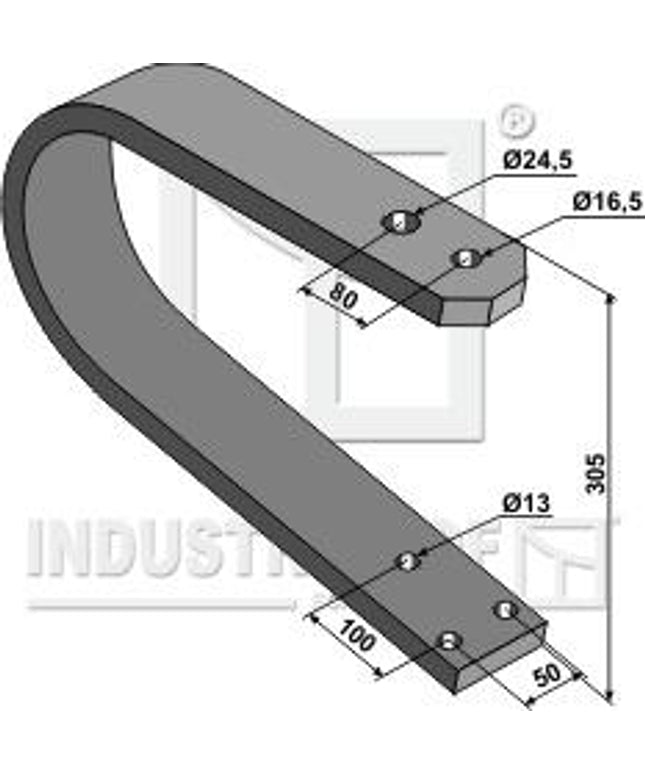 P12782 - Fjedertand til Simba tallerkenharve X-press
